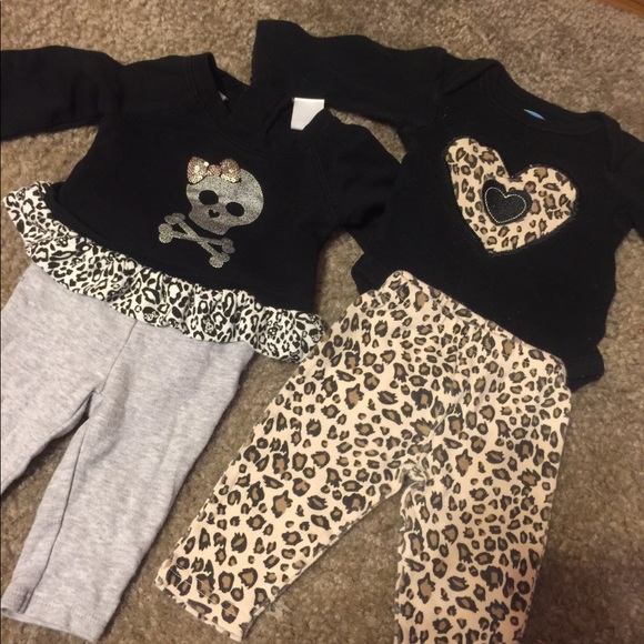 newborn leopard print outfit